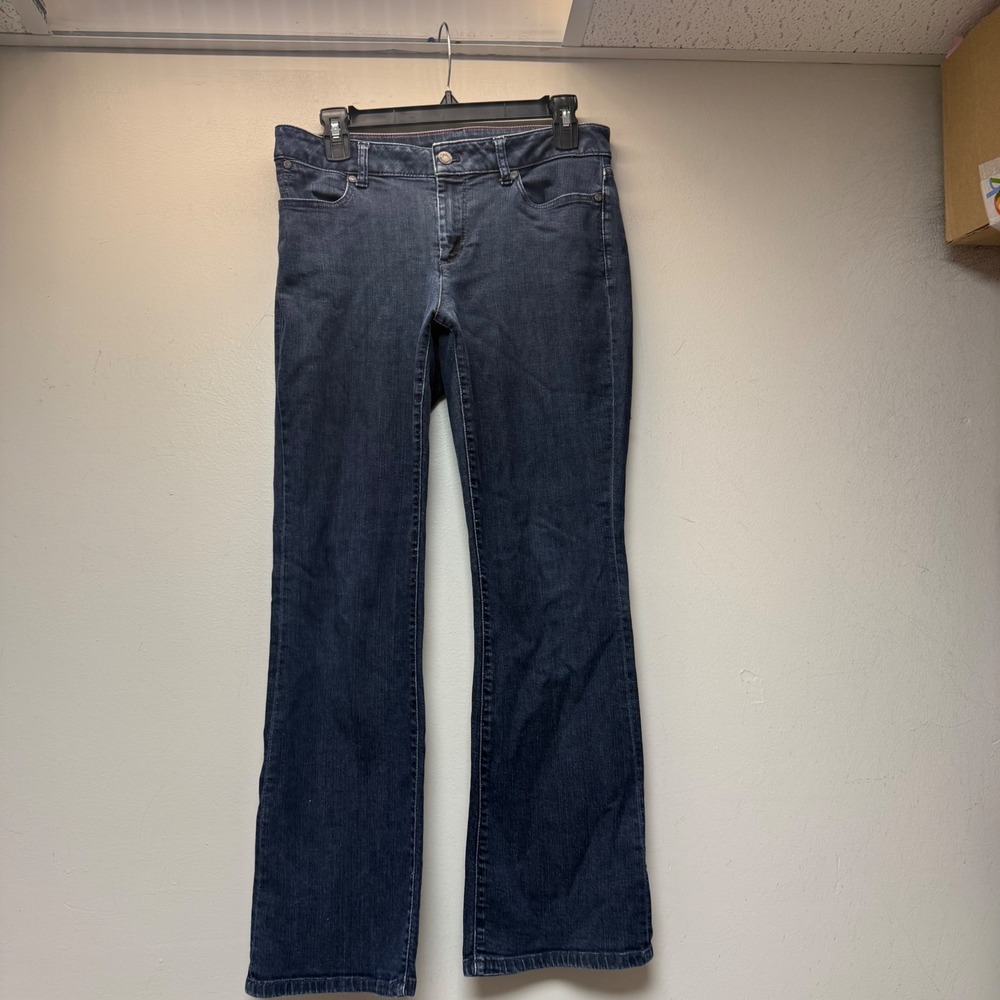 Talbots Jeans Women 8P Blue Excellent Curvy Bootcut Dark Wash Denim 15447